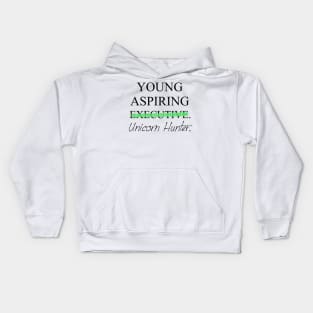 Young Aspiring Unicorn Hunter Kids Hoodie